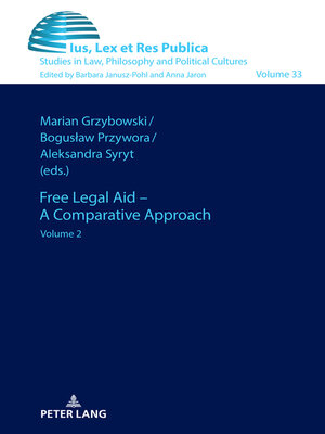 cover image of Free Legal Aid – a Comparative Approach